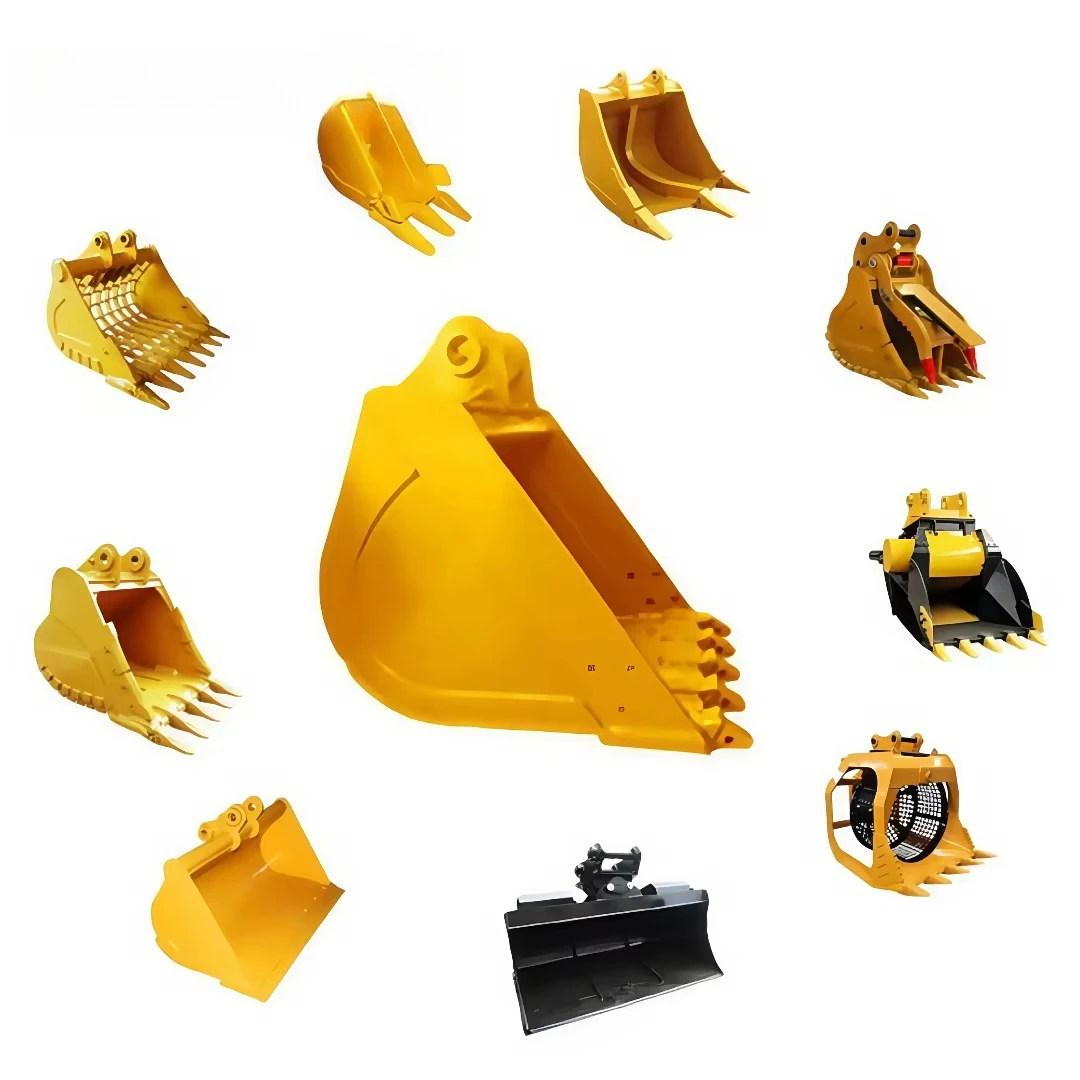 Heavy duty tilting buckets for 1.5-3 ton excavators, earthmoving and mining machinery,