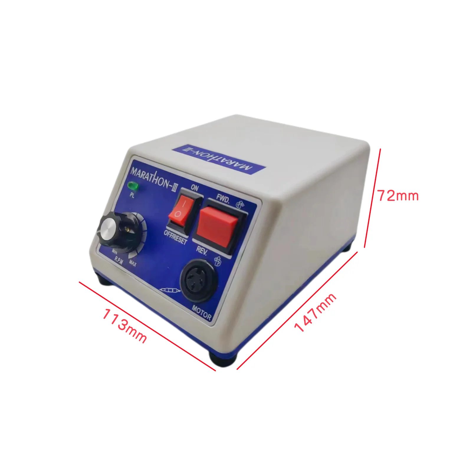 65W Marathon N3 Elektrische Manicure Control Box 35000Rpm SDE-H37L1 Elektrische Handvat Nail Boor Frezen Manicure Polijsten Nagelvijl