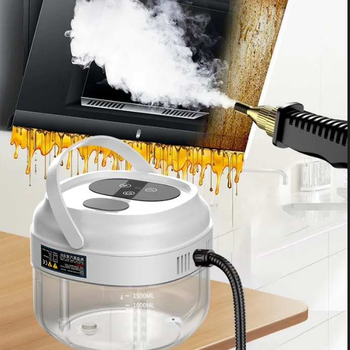 Steam Cleaners1.5Ltouch  temperature  humidifier temperature sterilization spray mat to remove oil stains 스팀청소기  مكينه غسل سجاد