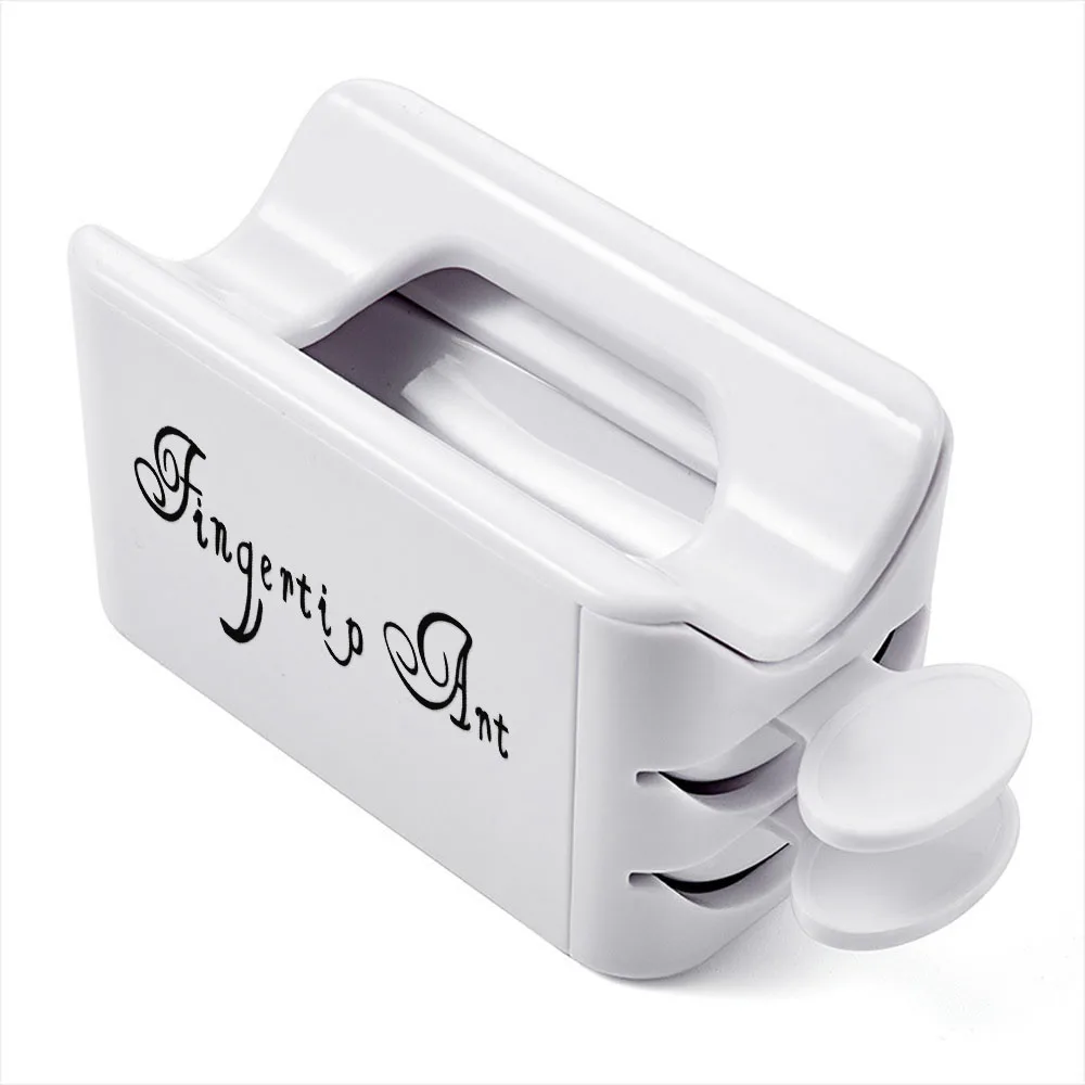 Caja de reciclaje de polvo de uñas de 2 capas, cepillo de polvo suave, contenedor de almacenamiento de purpurina para diamantes de imitación, herramienta de limpieza de manicura portátil, 2 uds.