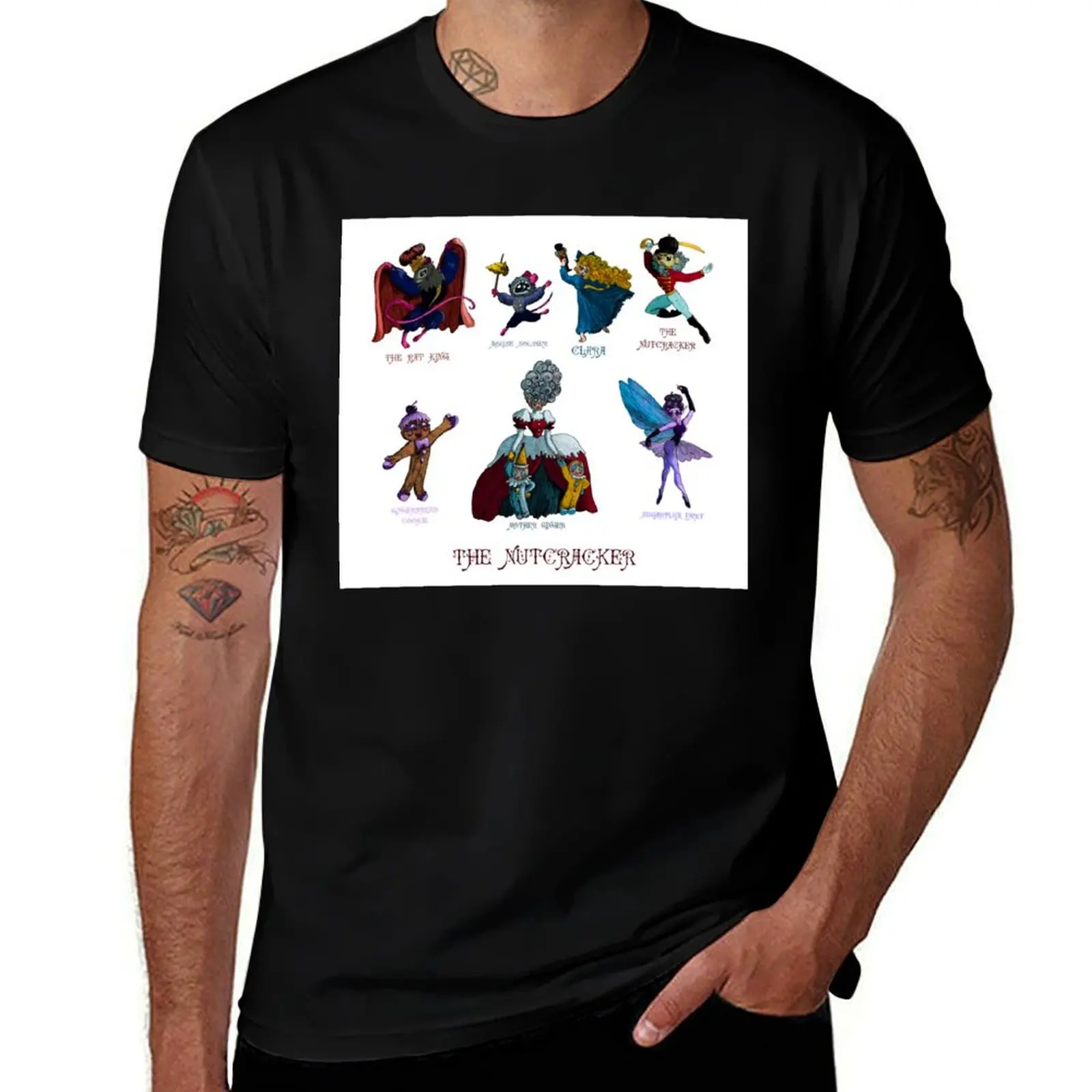 The Nutcracker Poster T-Shirt Novelty Print Casual Tee Shirt T-Shirt