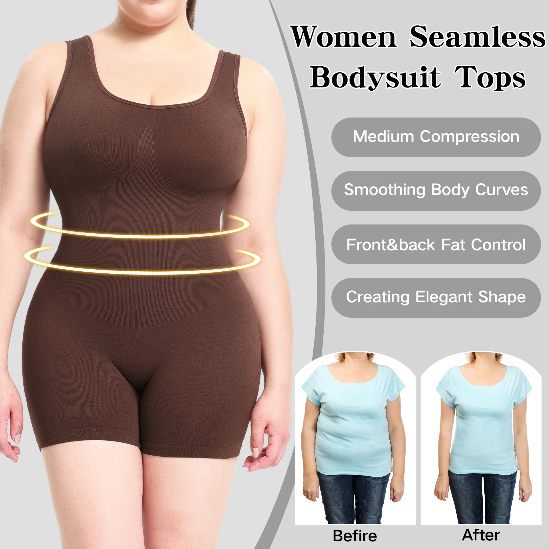 Shapewear Stree Jumsuit Women Tummy Control Shaping Slimming Body Shaper Bodysuit Corrective Underwear