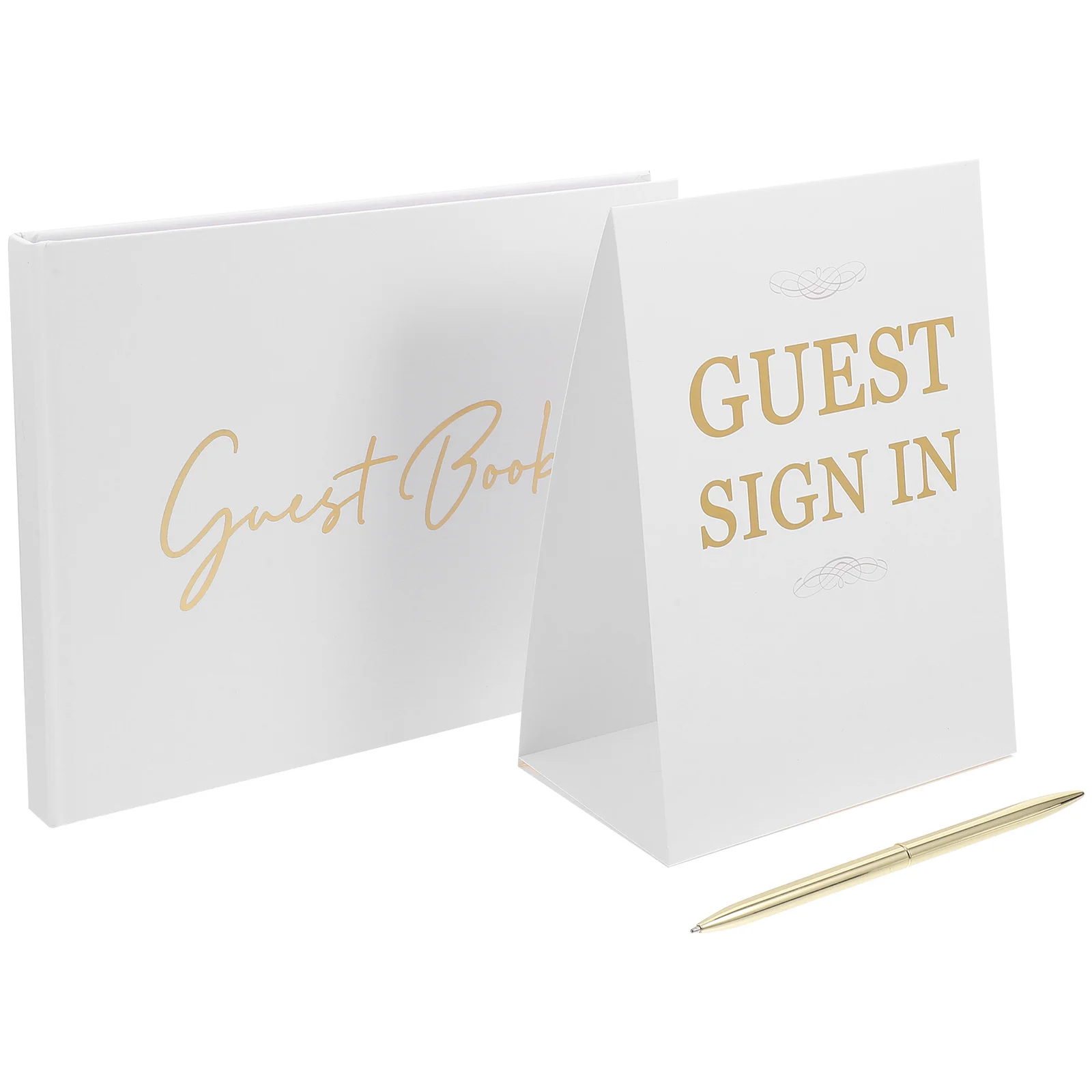

1Set Professional Sign-in Book Guestbook for Weddings Engagements Parties Attendance Memory Keepsake Party Guest Book