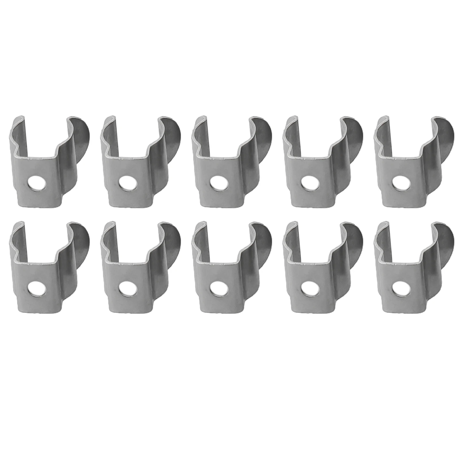 Spring Terry Clips 10PCS Heavy Duty Open Type Tool Clips for Organizing Tools and Clipping Pipes in Garages and Storage Areas