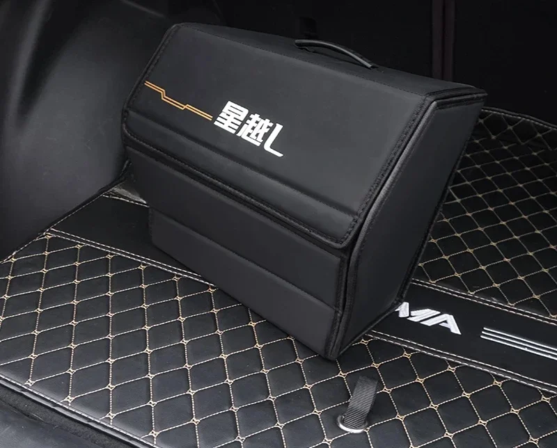 Fit For Geely KX11 Monjaro 2022-24 Car Trunk Storage Box multifunctional Manjaro Foldable Interior Accessories Xingyue L