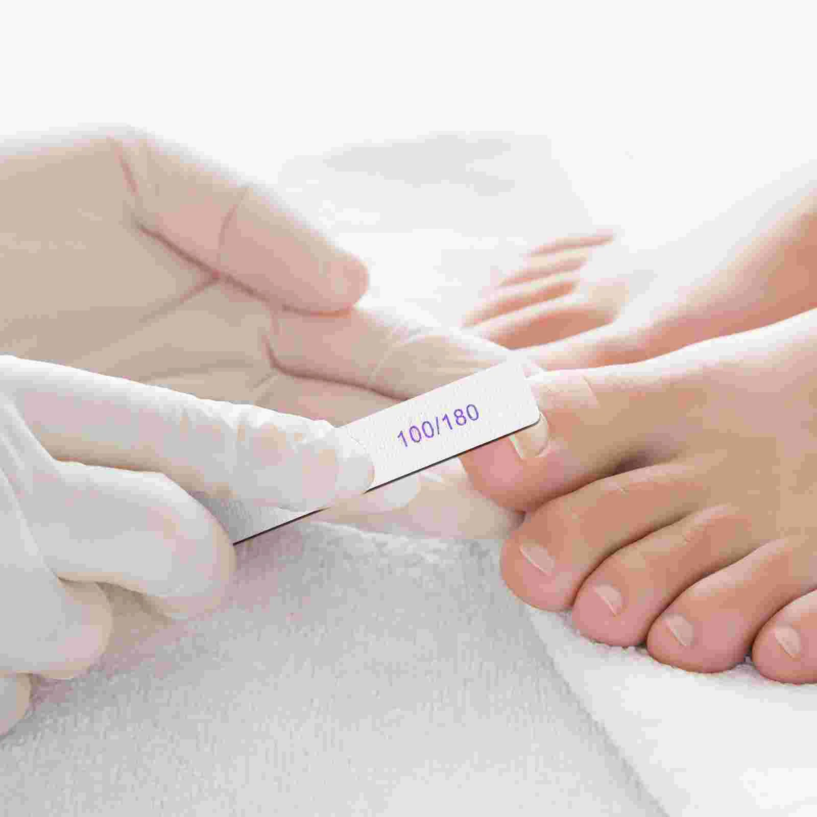 Limes à ongles bandes de ponçage, outils de manucure, éponge EVA Double face, couches en plastique PP, Kit de dissolvant de polissage 25 pièces