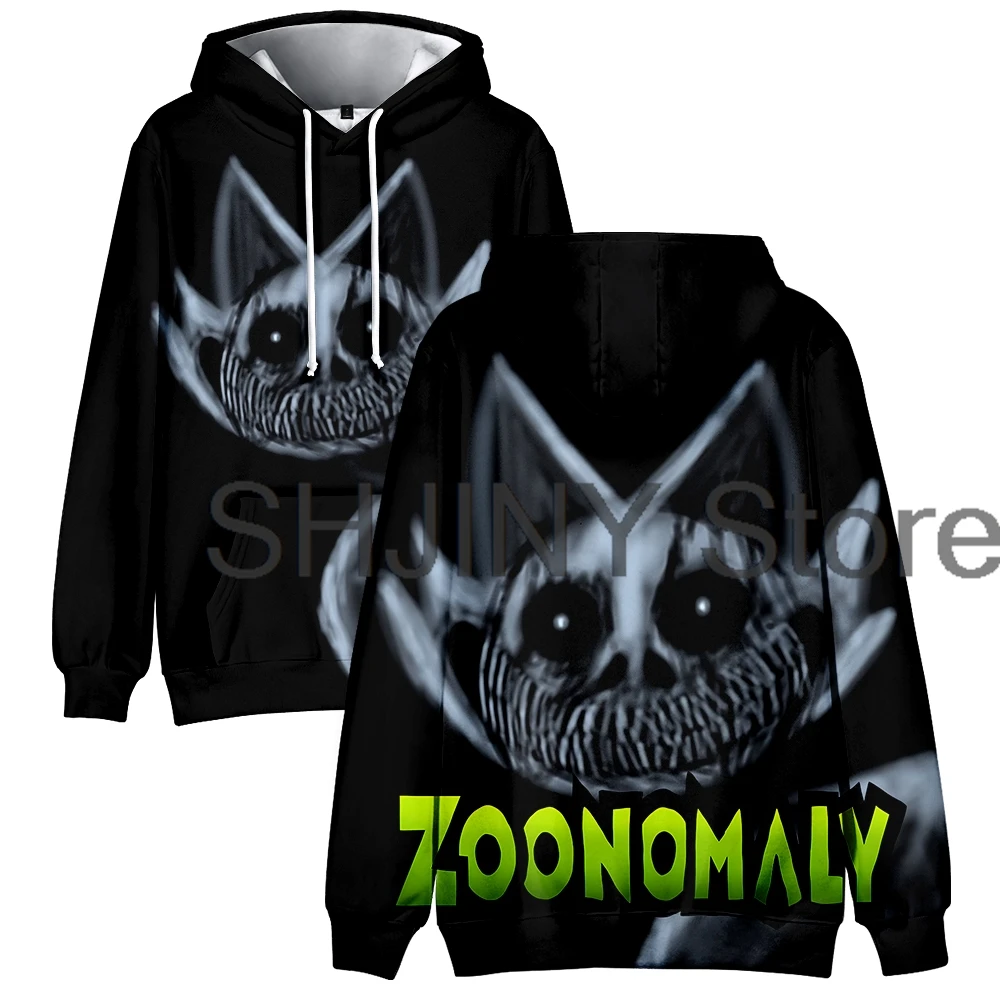 

Zoonomaly Merch Hoodie 2024 New Game Long Sleeve Casual Streetwear Women Men Hooded Sweatshirt 3D Fashion Clotehs