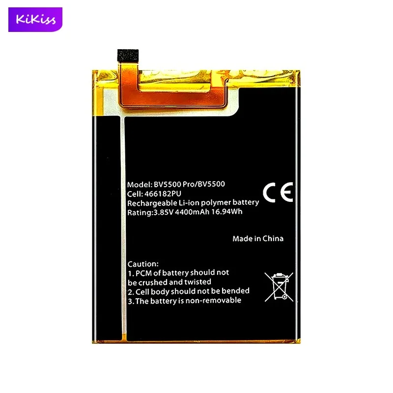 BV5500 Mobile Phone Battery For Blackview BV5500 Plus BV5500 Pro BV5500Plus BV5500Pro 4400mAh Real Capacity