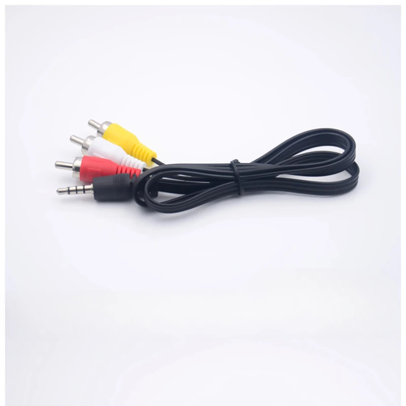 3.5mm Jack Mini Plug to 3 Male Rca Stereo Phono Audio Speaker Adapter Splitter Extension cord Cable connectors