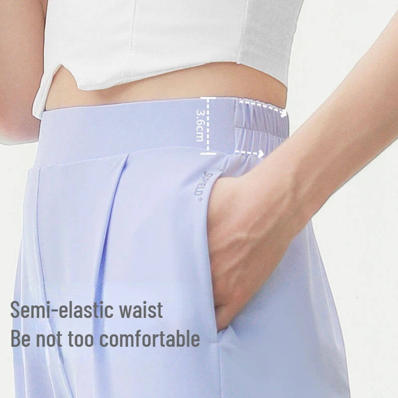 Широкие женские леггинсы Youpin Supield, летние тонкие брюки двойного назначения с широкими штанинами, для путешествий