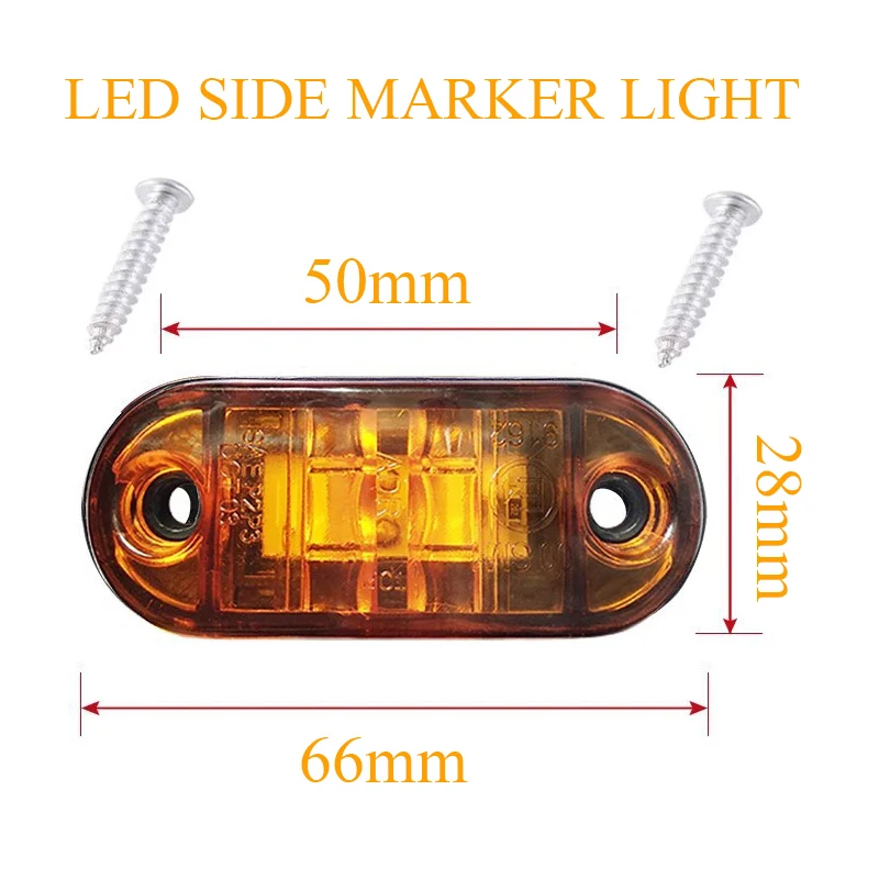 2/4/5PCS 12V-24V 2LED Boat Navigation Light Sailing Signal Lamp Waterproof IP67 Safety Warning Light for Marine Yacht Kayak Boat
