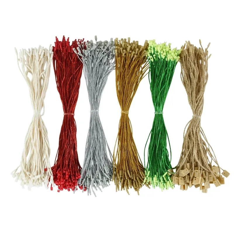 

100Pcs 20cm Christmas Ball Strings Christmas Pendant Holder Colorful Christmas Ropes Christmas Festival Decorations