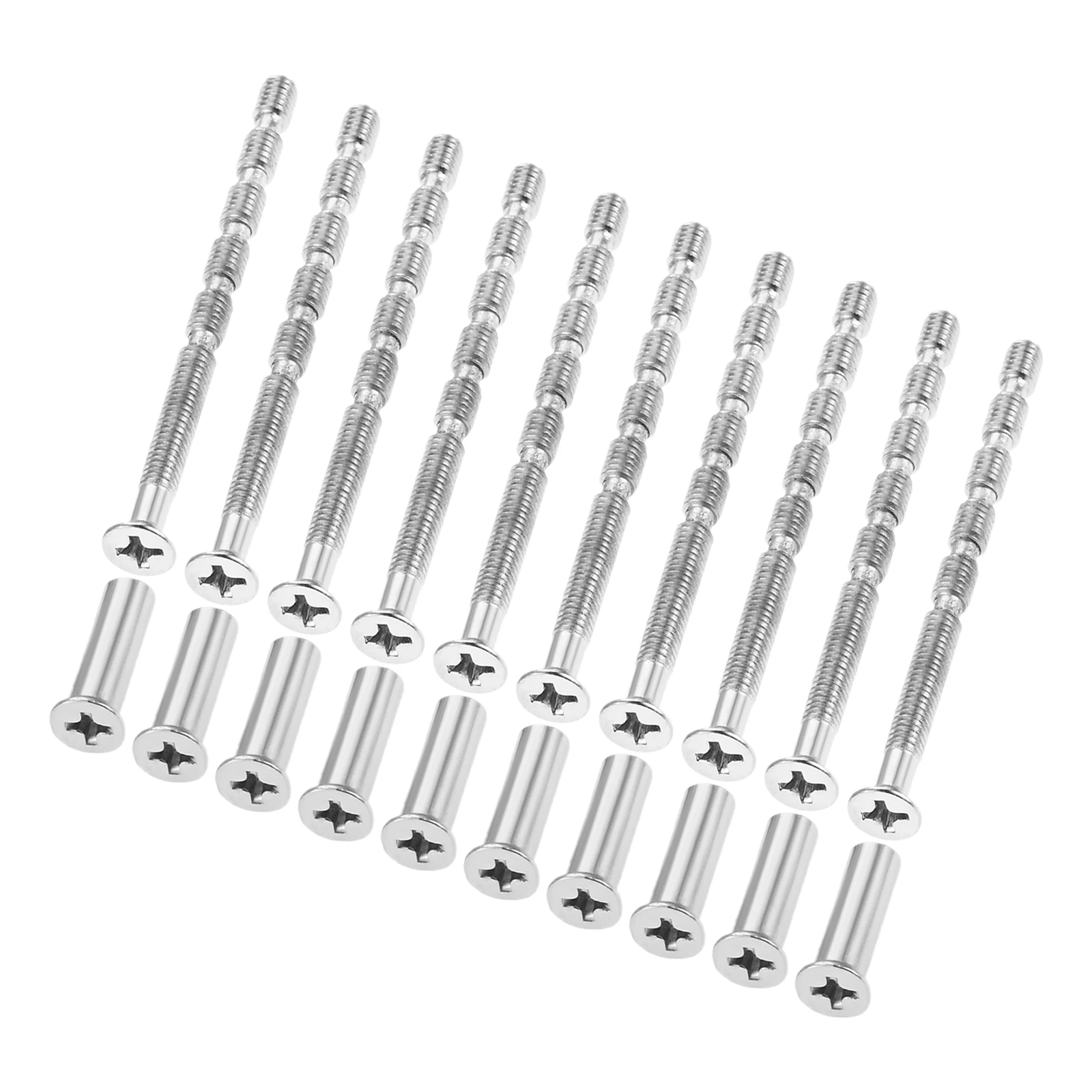 10 Set M4x16 Cross Sleeve M4x60 Bolt Door Handle Screw Knob Hardware Lever Handle Screws Connecting Flat Countersunk Head Fixing
