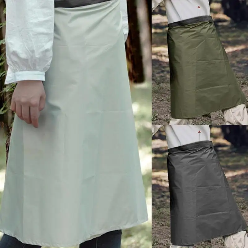 Outdoor hiking rain skirt lightweight waterproof half length raincoat Hiking Waterproof For Camping Fits 70-120cm Waist