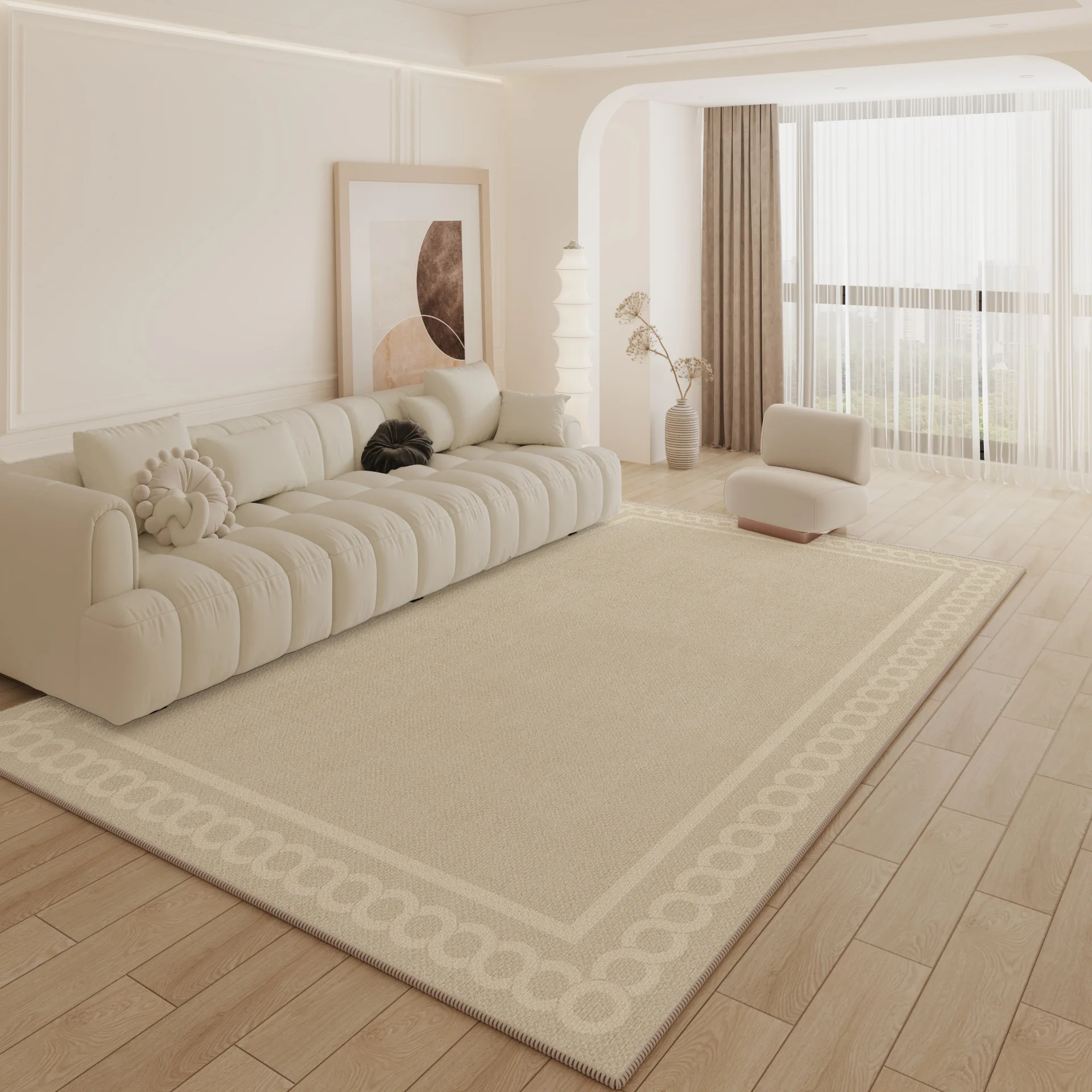 

Imitation cashmere carpet sofa coffee table living room carpet spread household bedroom anti-slip wear-resistant bedside blanket