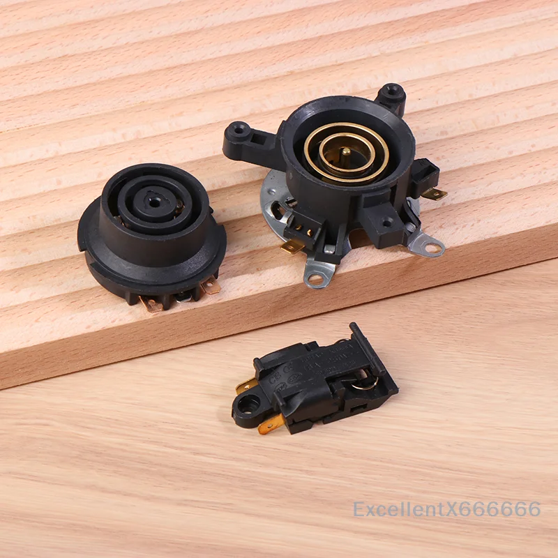 3pcs Electric Kettle Thermostat Temperature Switch Connector Set Coupler Socket Base Household Kettle Accessories