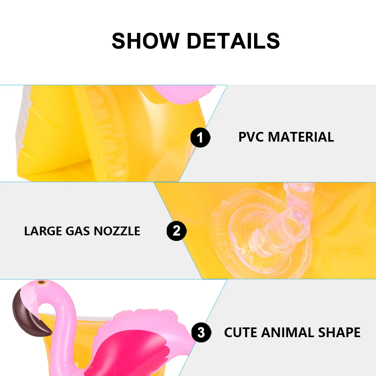 

Buoyant Sleeves Cartoon Arm Bands Floating Ring Inflatable Comfortable Swimming Wings Tools Pvc Leak-proof