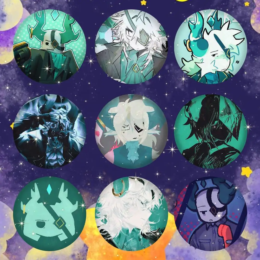 PhightingES Medkit Badge on Backpack Accessories Manga Icons Pins Round Cartoon Brooches for Clothes Bag Decor Gifts