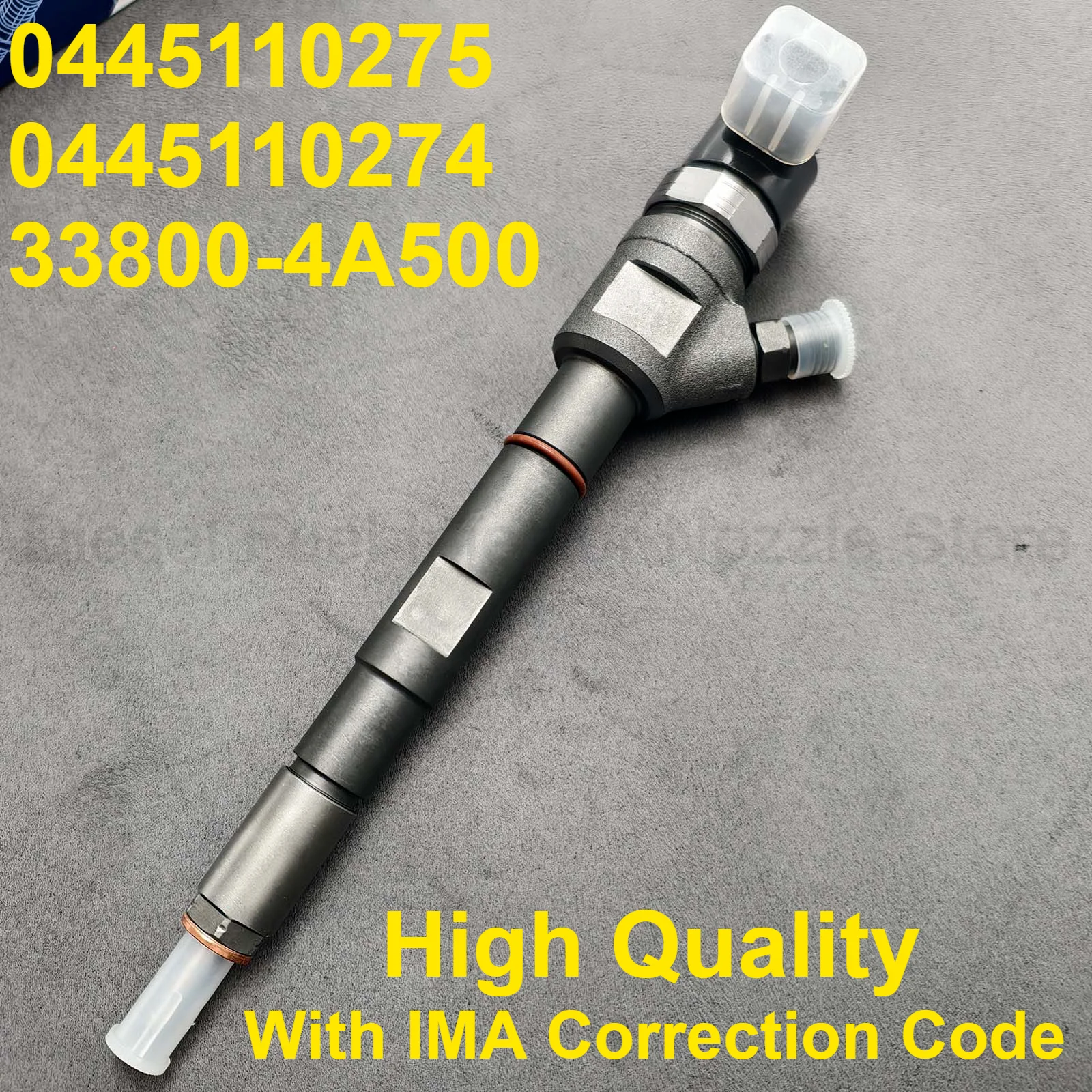 

High Quality With Correction Code 0445110274 0445110275 33800-4A500 Diesel Fuel Injector For KIA Sorento HYUNDAI H1 2.5L D4CB