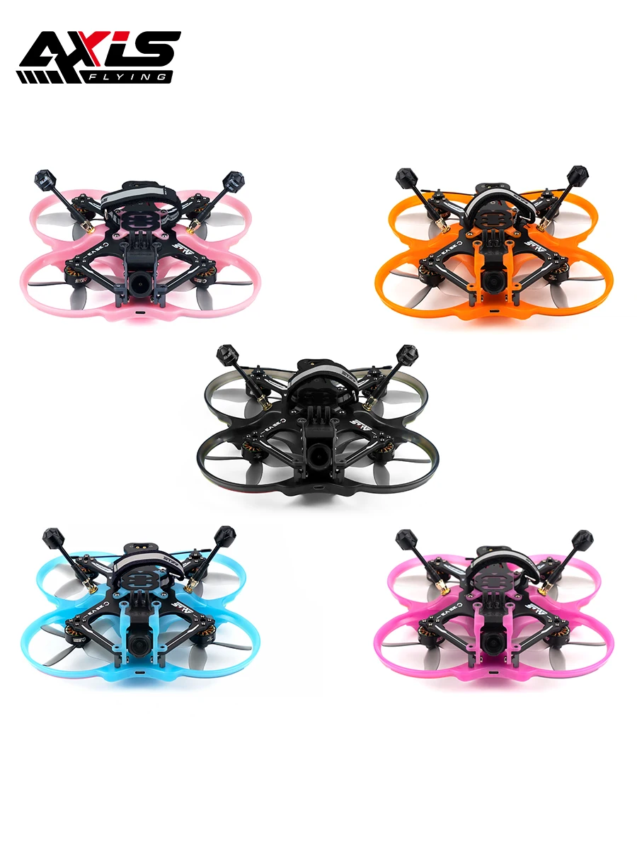 

Axisflying 2025 3.5 Inch 6S FPV Survey Smallest Carbon Fibre Sprayer Drone With LED Lights GPS Remote Control 10KM Transmission