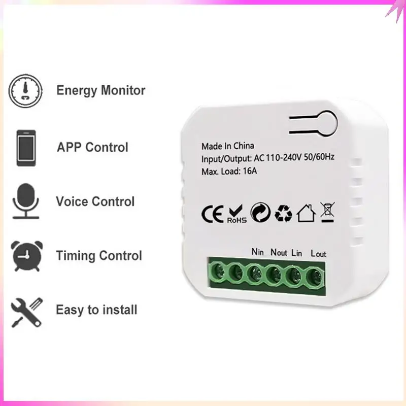 B68C 2X Tuya Smart Energy Meter Power Production Consumption Bidirectional Power Monitor 0.2-80A Support APP Control