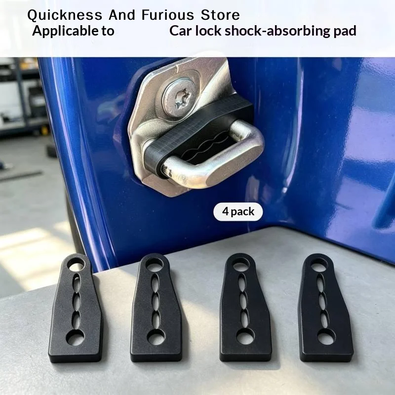 4 Pcs Car Door Anti-Shock Buffering Pads For Door Edge, Prevent Slamming Noise And Vibration Cushion Universal Auto Accessories