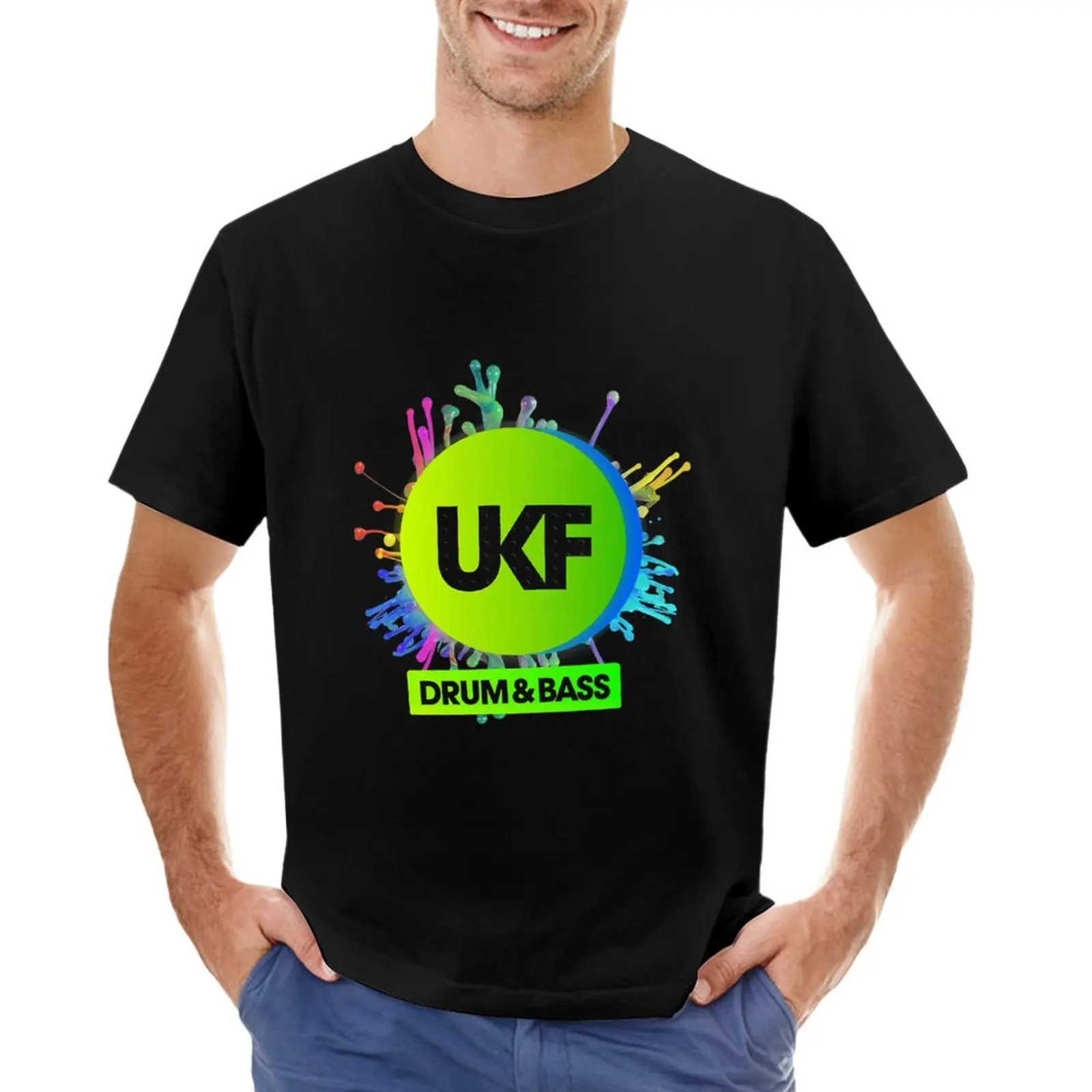 

Ukf-Drum and Bass - Mens T Shirts Graphic Vintage T-Shirt anime tshirt oversized t shirt baggy shirts men t shirt