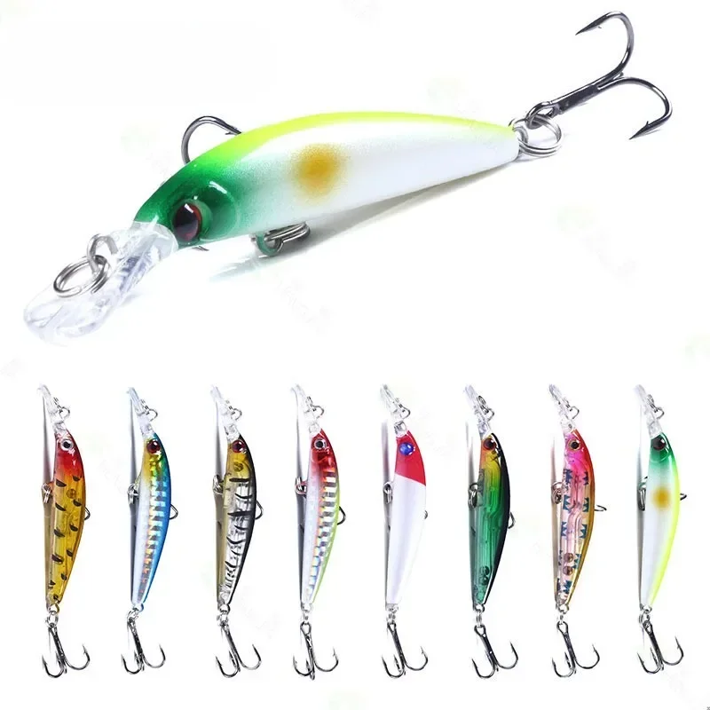 Fishing Gear Fishing Supplies 4g Luya Hard Bait 7cm MinnowFalse Bait Micro Minnow Hard Bait