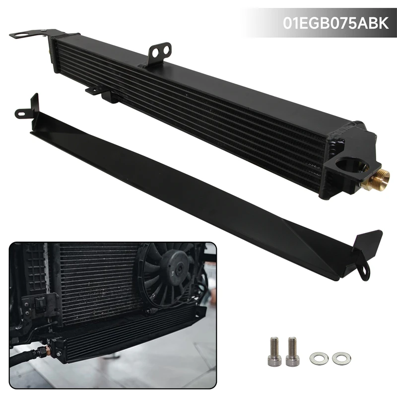 High-quality Oil Cooler Kit Tuning Upgrade For Audi RS4 B5 2,7BiTurbo V6 Engine 380cv 2000-2002 CNC Aluminum Black