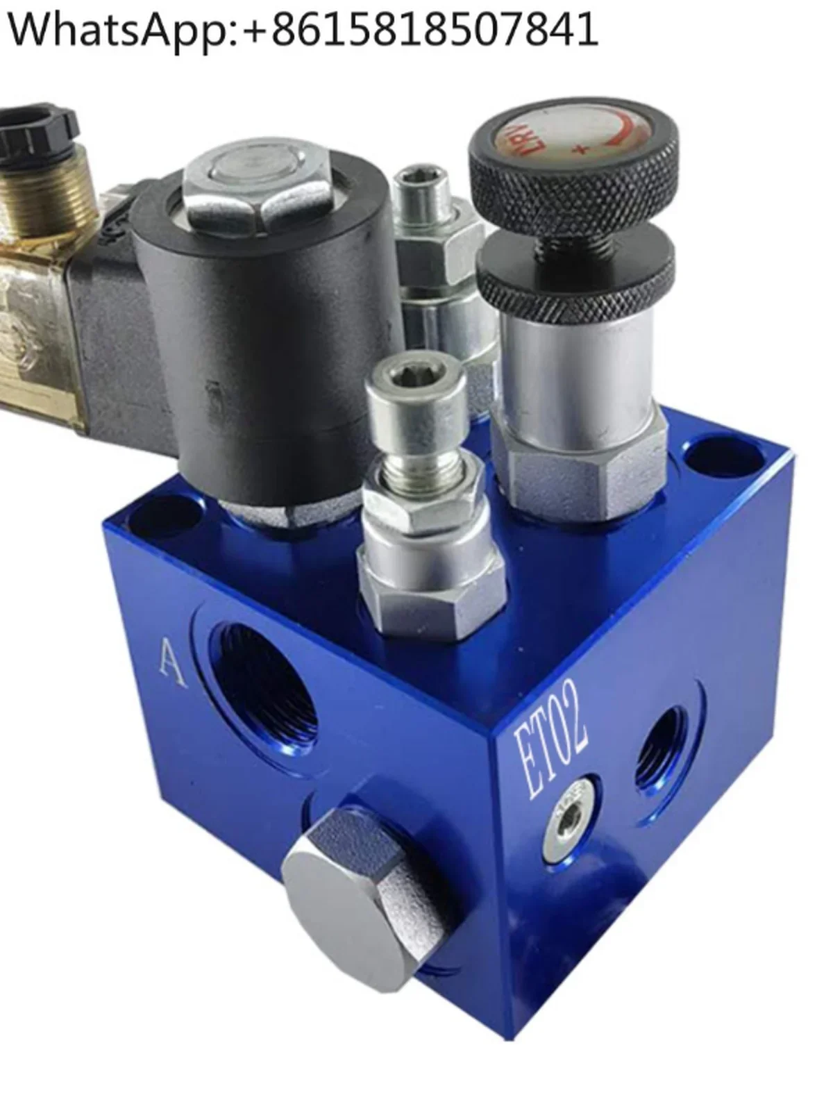 

Hydraulic valve group ET02 hydraulic station, hydraulic valve block, manual adjustable pressure valve