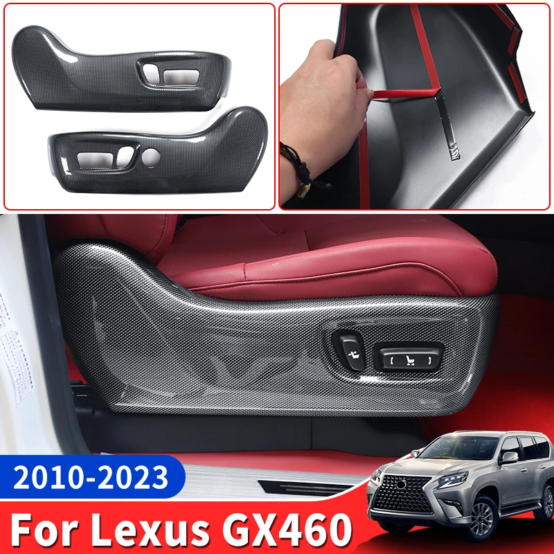 

For Lexus GX460 2010-2023 Tuning Accessories Interior Decoration,Seat Adjustment Panel Cover GX 460 2022 2019 2018 2017 2016