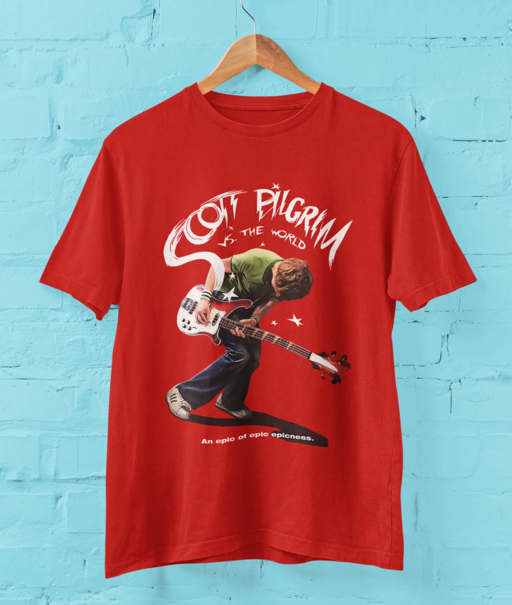 Scott Pilgrim Vs. The World Movie Printed T-shirt Women Men Spring/Summer Fashion Trend Cotton Top Neutral Short Sleeve T-shirt