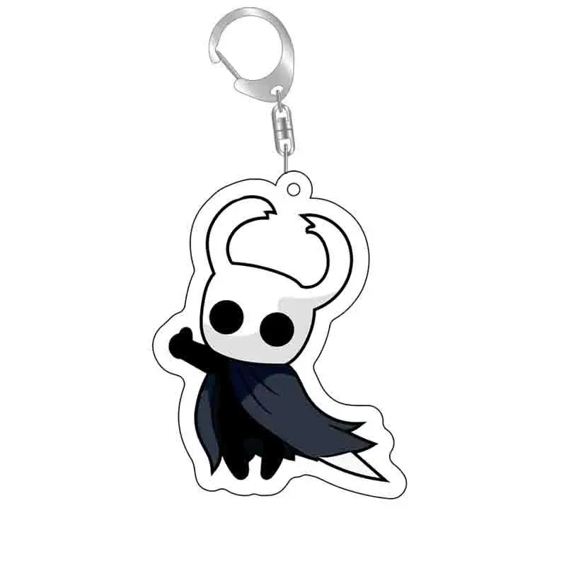 Anime Hollow Knight Game Cartoon Keychain Octopus Cartoon Figures Acrylic Pendant Key ring Bag Accessories Gift Wholesale