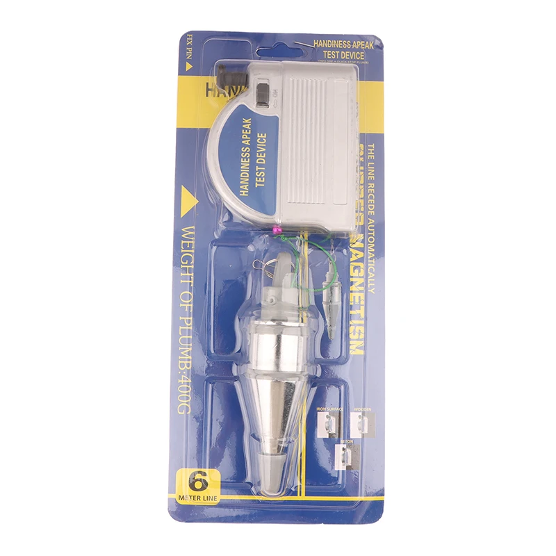 Bob de encanamento retrátil com linha de estiramento automático de 6m, estabiliza rapidamente a ferramenta magnética de barbos de encanamento para indústria de construção