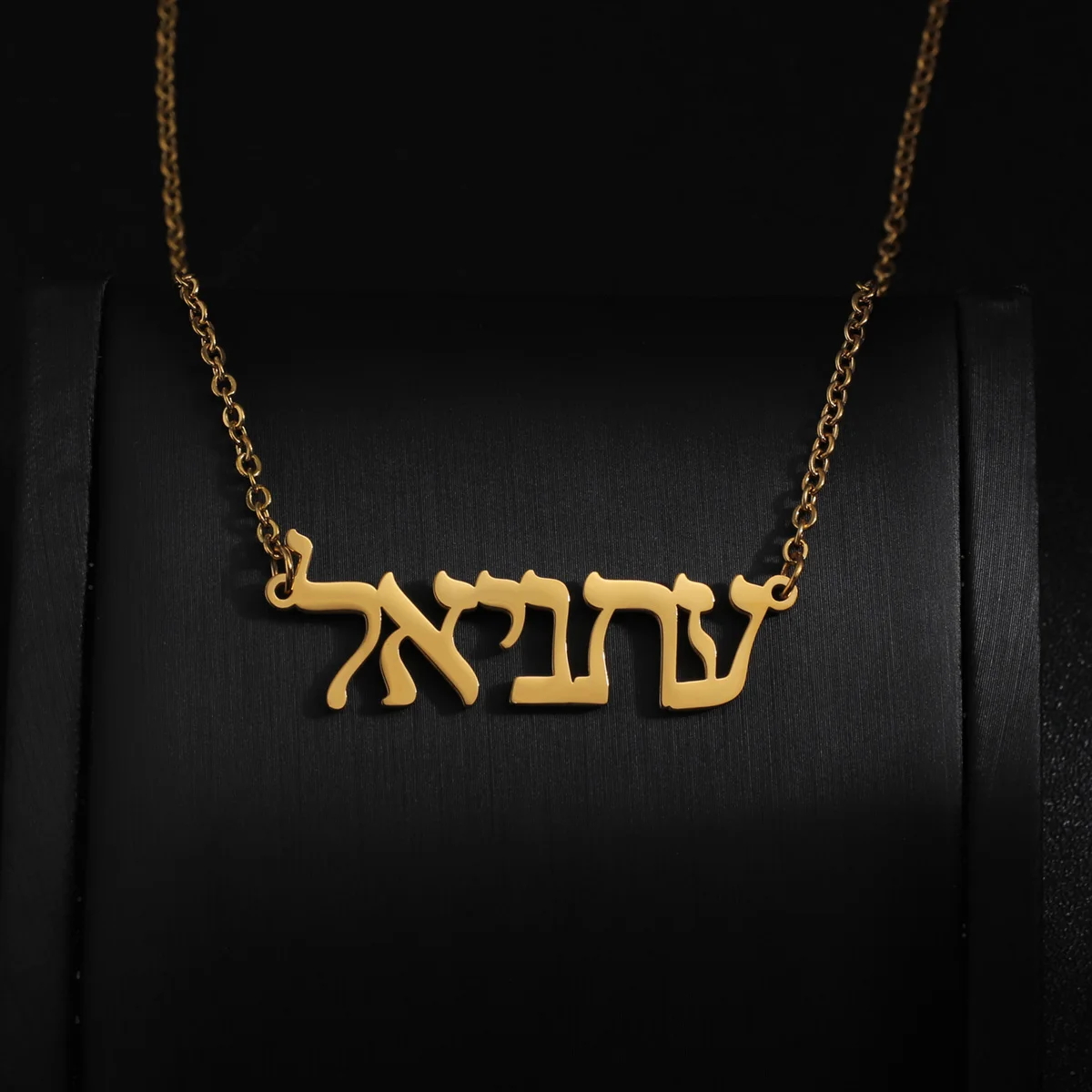 Mens Custom Name for Women Fine High-End Stainless Steel Jewelry Necklace Personalized Arabic Hebrew Russian Korean Multilingual