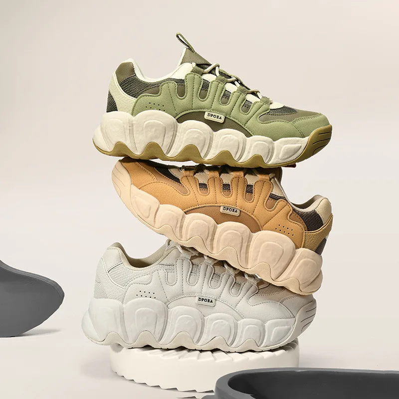 

Putian Arrives Physical Store Specialty Store Quality Bread Shoes Pea Shoes Men and Women Dad Shoes Sneakers Thick-Soled Casual