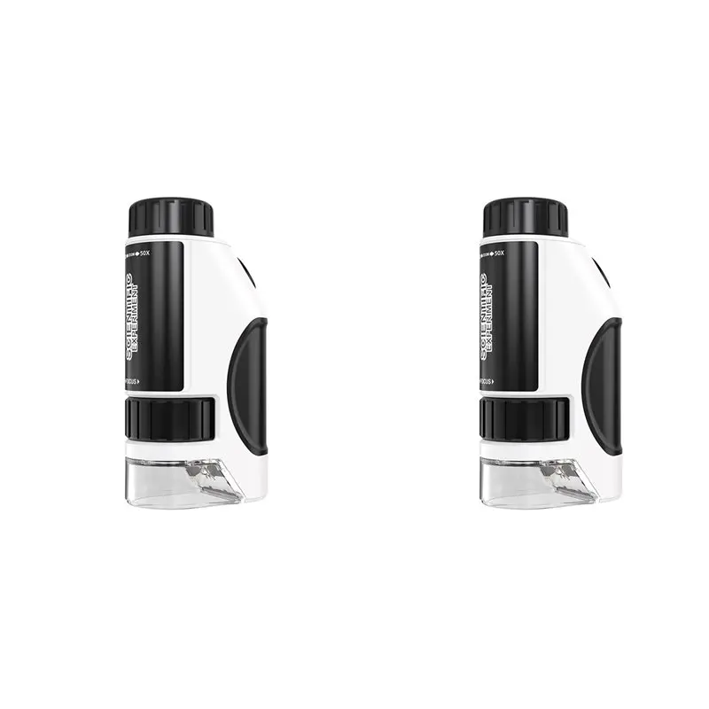 

【LAST CHANCE】2X детский портативный мини-микроскоп 50X-300X, научные открытия, ручные микроскопы, исследователи для молодежи