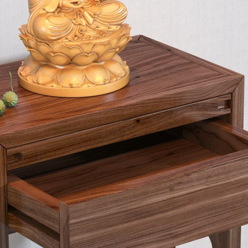 Table Buddha Table Buddha Shrine Home Modern Style Prayer Altar Table Table Solid Wood Simplicity Guanyin God of Wealth Altar