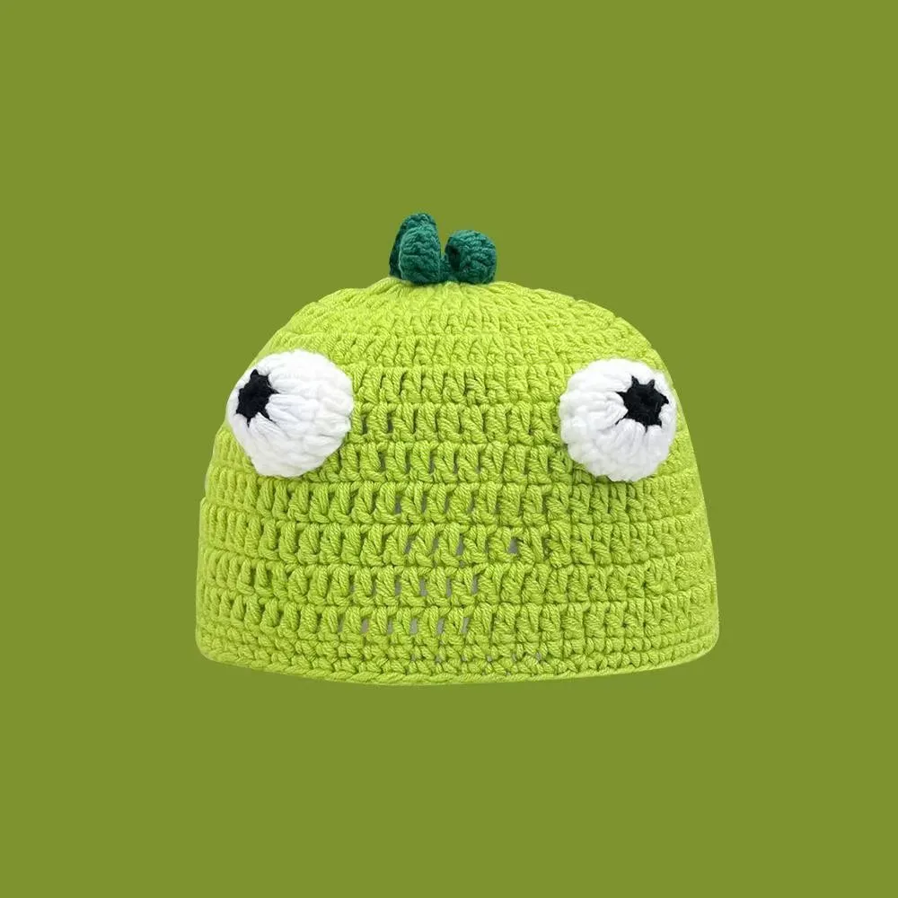 Unisex Sturmhaube Monster Shrek Mütze Wolle Winter Warme Strickmützen Grün Lustige Beanie Skullies Mütze für Damen Herren Rein handgefertigt – Detail 13