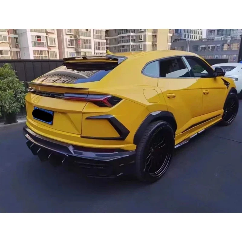

Used for Lamborghini URUS M style carbon fiber front bumper lip side skirt rear diffuser spoiler body decoration body kit