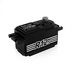 Rc 1/10 ์ ๊ธฐ ์๋์ฐจ์ฉ Power HD R12 R12S 12 KG ๊ณ ํ ํฌ ๋ธ๋ฌ์๋ฆฌ์ค ๋ฉํ ๊ธฐ์ด ์๋ณด 6.0-8.4V
