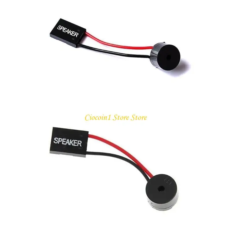 2 Stück Motherboard-Lautsprecher, Mini-Stecker, Summer, PC, interner Lautsprecher für Systemwarnungen, Startgeläusche mit einfachem Piepton-Design