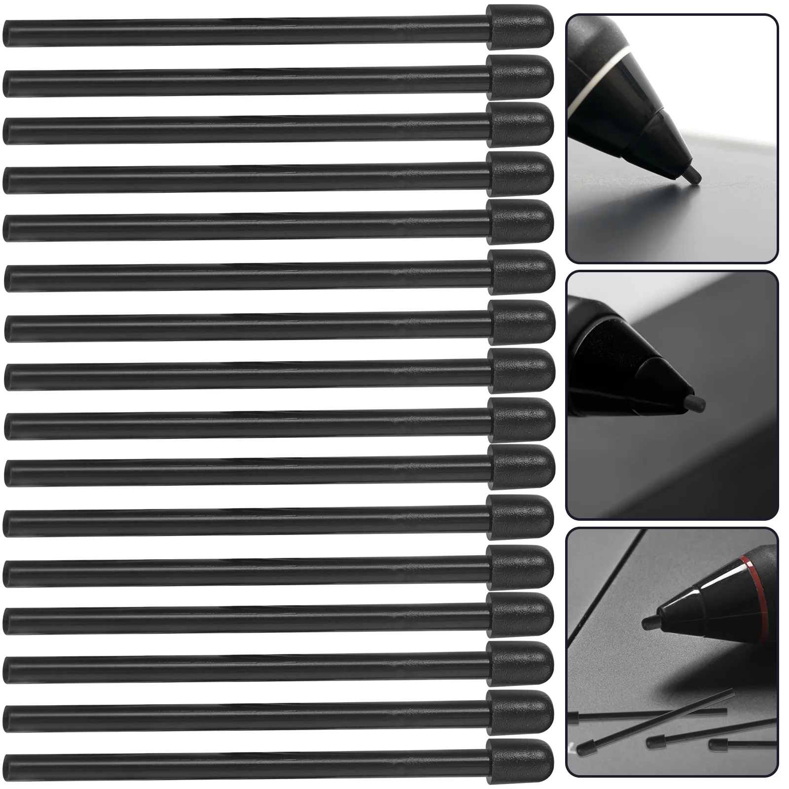 

30Pcs Replacement Pen Tips for Graphics Tablet Premium Wear-Resistant Nibs Smooth Precision Drawing Compatible with Digital Pens