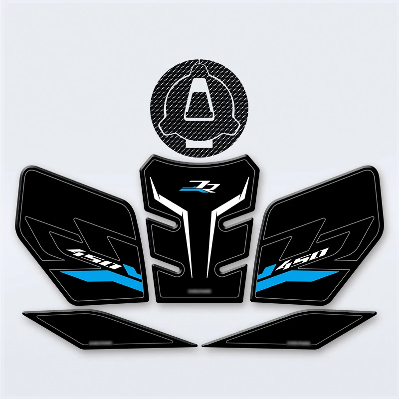 ل KOVE 450RR 450 RR 450-RR دراجة نارية مكافحة زلة خزان وسادة وسادة مطاطية الجانب الغاز قبضة الركبة ملصق حامي ملصق مائي اكسسوارات #6