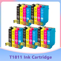 Compatible 18XL T1811-T1814 Cartouche D'encre pour Epson XP205 XP305 XP322 XP315 XP212 XPHautly XP30 XP225 XP325 XP422 Imprimante