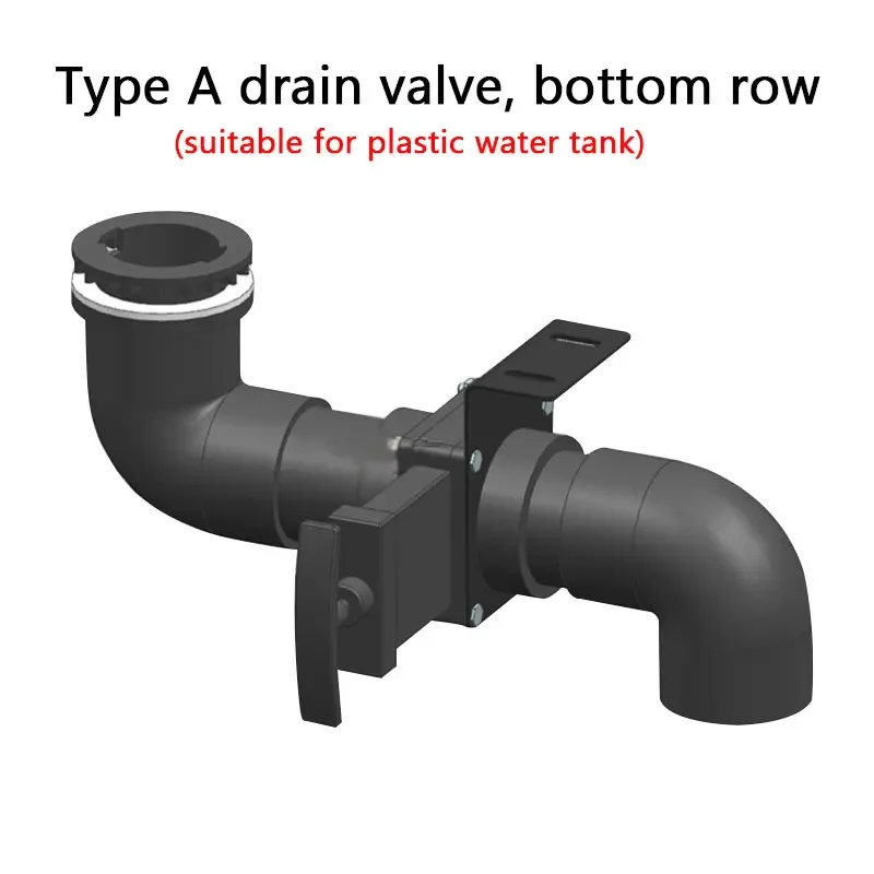 RV Sewage Valve Water Tank Drain Valve Grey Water Sewage Manual Valve Sewage Outlet Caravan Modification Accessories