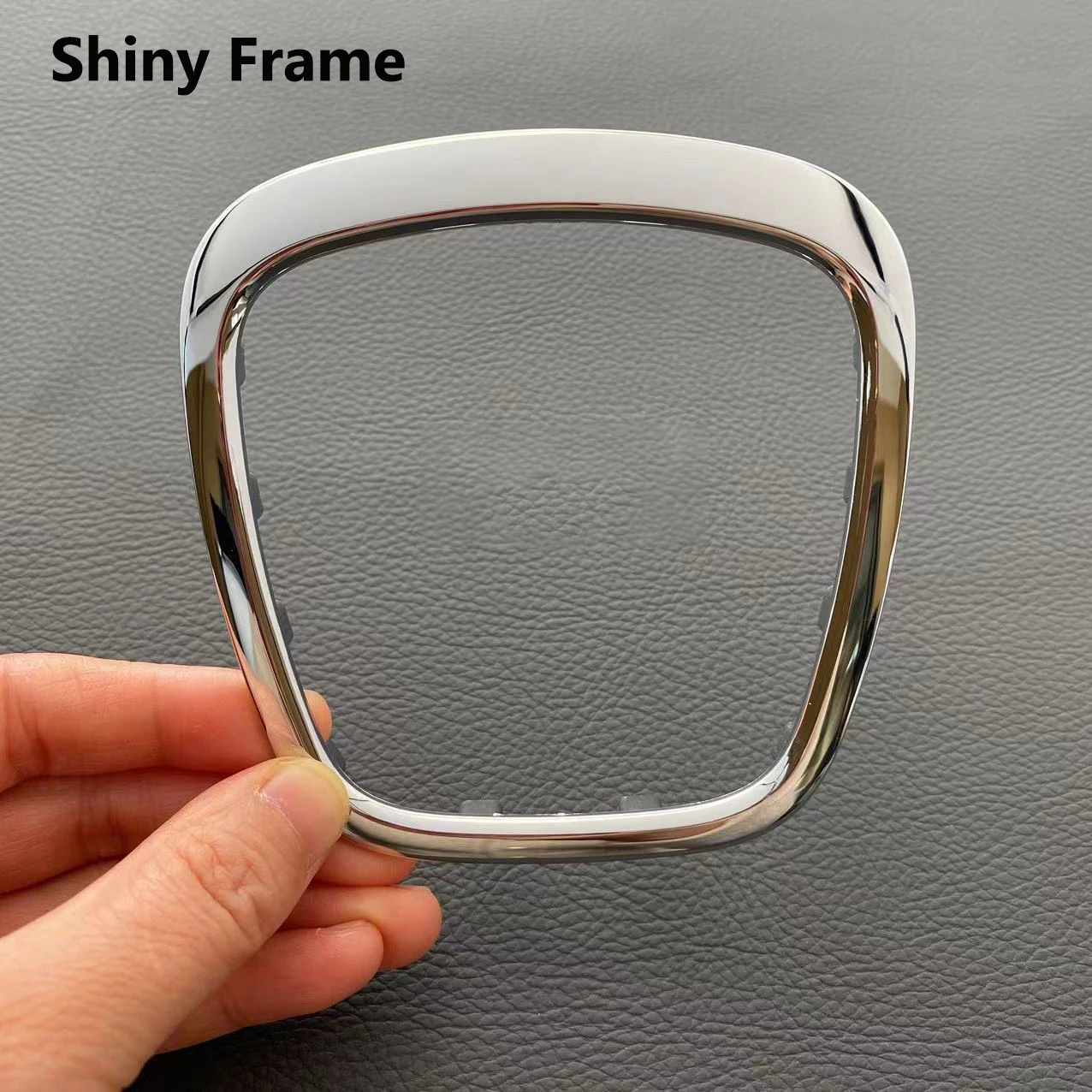 Chrome Car Steering Wheel Frame Trim Cover Replacement With Logo For Audi A3 8P S3 A4 B6 B7 B8 A5 A6 C6 Q7 Q5 2003-2013