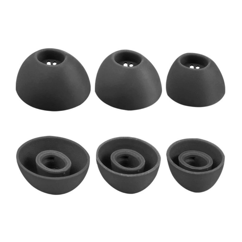 3 Pairs Silicone Ear Tips Earplugs for OnePlus Buds Pro 2 Headphones Comfortable Replacement Buds Small, Medium, Large - view 4