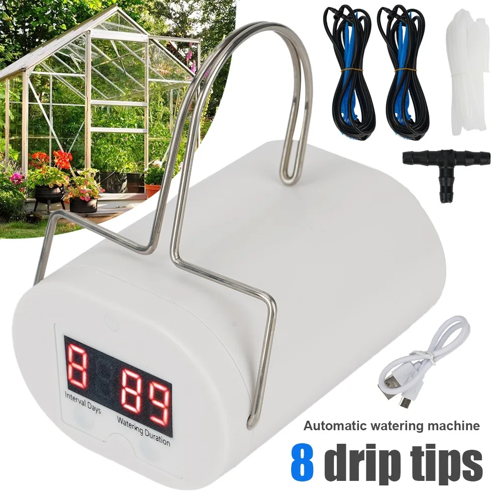 1 ENSEMBLE de machine d'arrosage automatique, minuteur pour jardinier paresseux, pour plantes en pot, pour un arrosage efficace des fleurs et des jardins domestiques