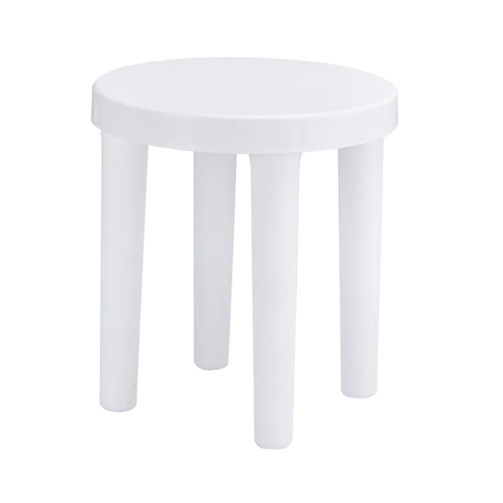 

1Pcs Non-Slip Household Footstool Small Low Plastic Stool Thickened Anti-Skid Furniture Stool for Bathroom Living Room Kids